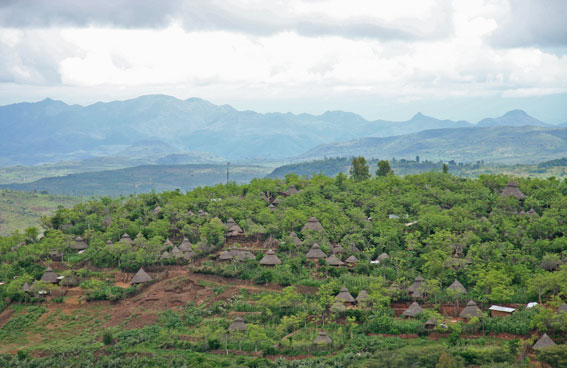 Konso Dorf